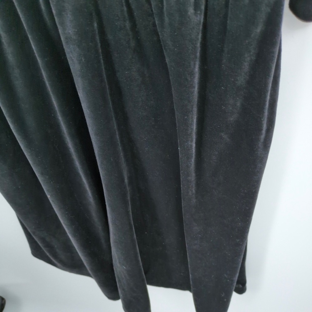 Vintage X Anthony Richards Women 10 Velvet Scalloped Dress Witchy Gothic - Picture 6 of 8